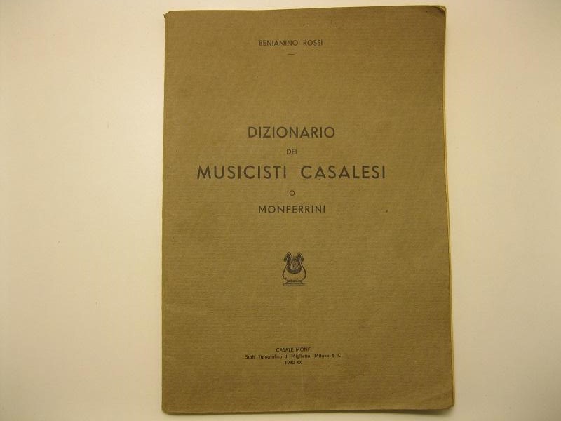 Dizionario dei musicisti casalesi o monferrini